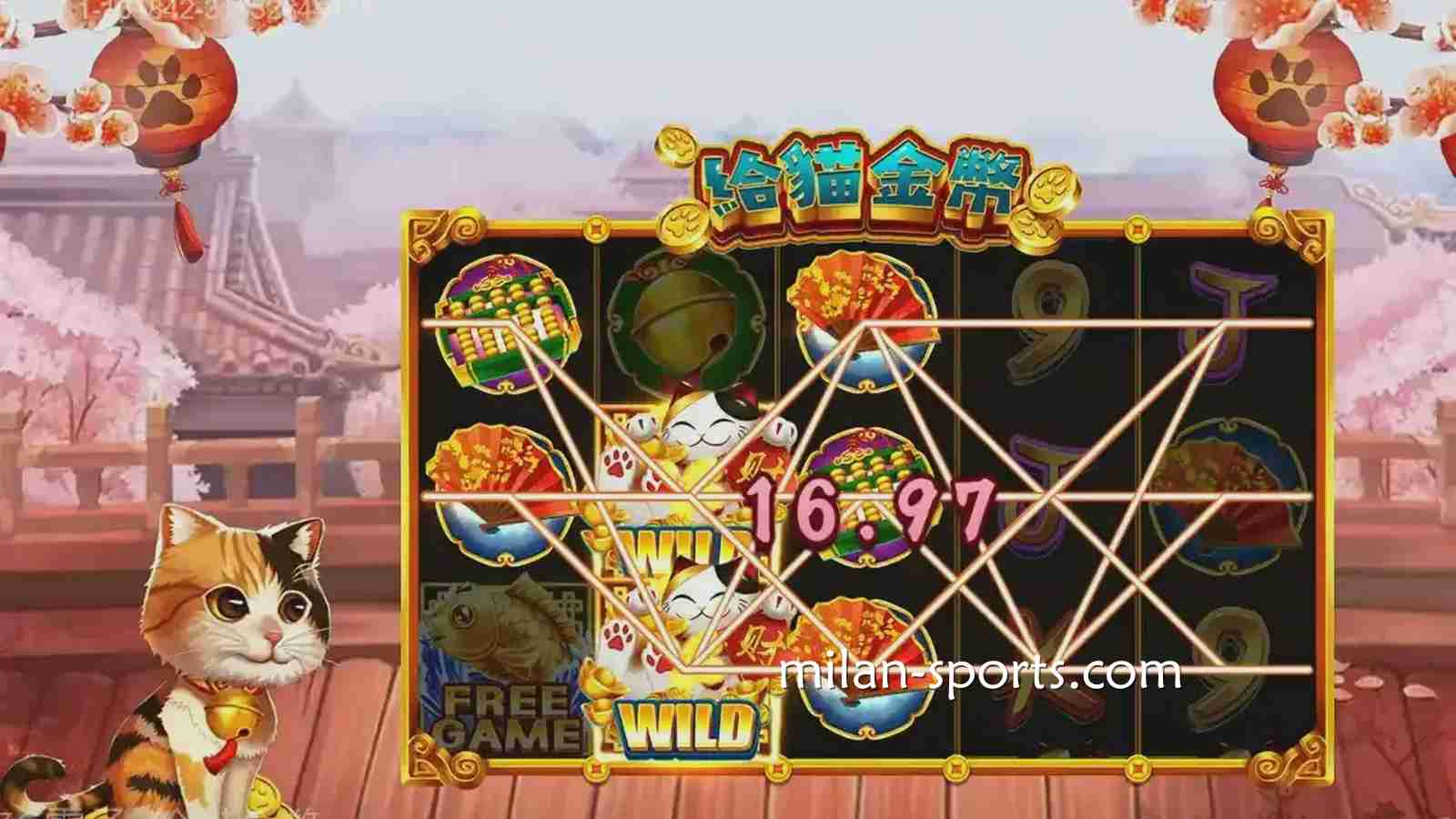 《给猫金币》游戏充满卡通风格与日系元素,在千亿体育极易上手